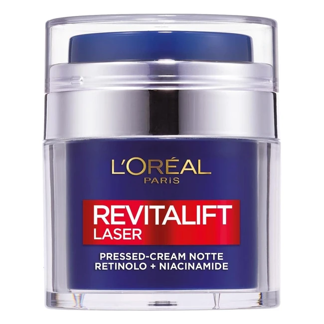 Crema Notte LOreal Paris Revitalift Laser Retinolo Niacinamide 1234 - Riduce R