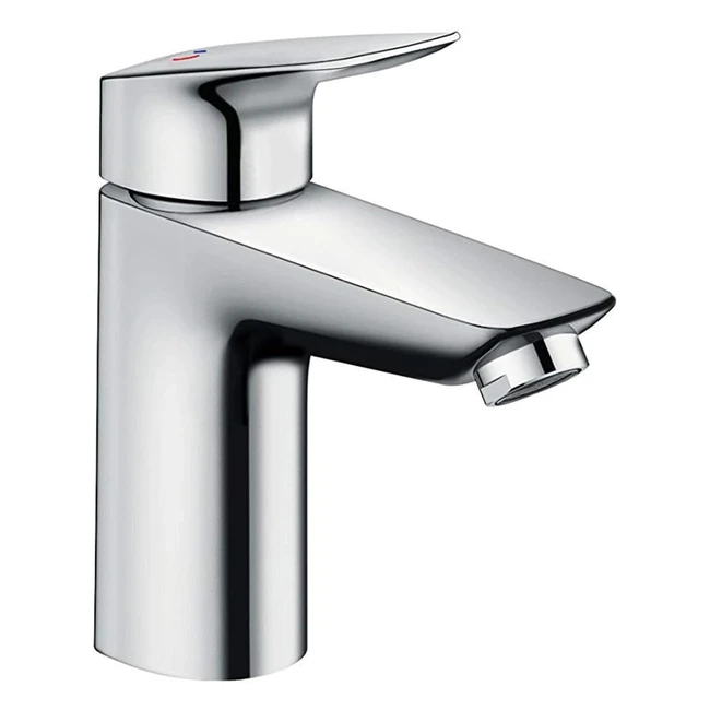 Miscelatore lavabo Hansgrohe Logis con scarico a tirante risparmio idrico Ecosma