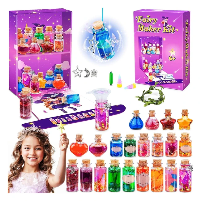 Fairy Magic Potions Kit for Kids | Fairymaker Arts and Crafts | DIY Fairy Toys | Magic Potions | Ideal Christmas Birthday Gifts for Girls