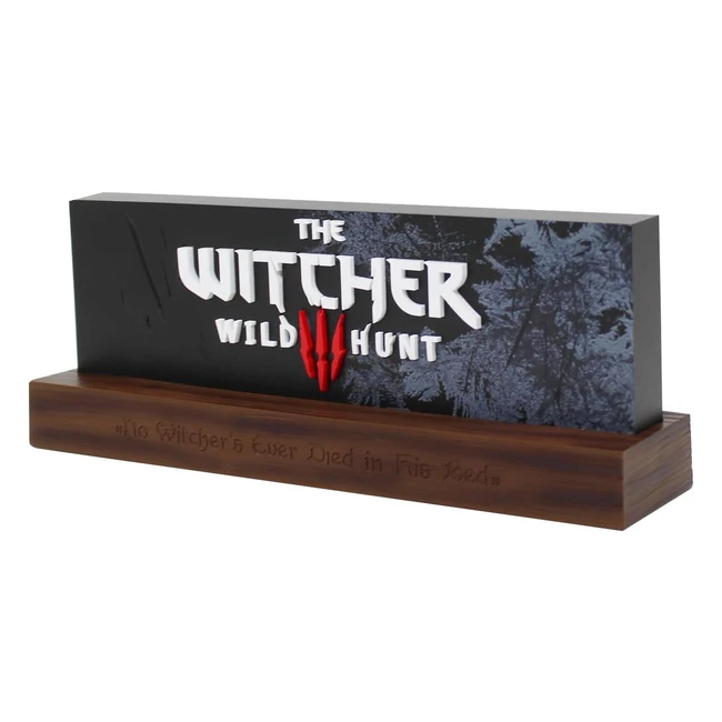 Lampe LED The Witcher - Edition Wild Hunt - Licence Officielle