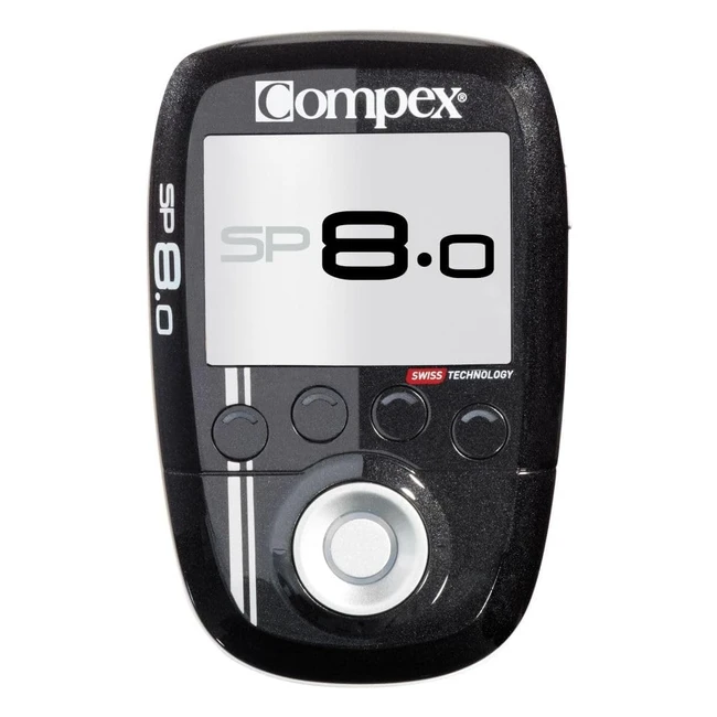 Electroestimulador Compex SP 80 Unisex Negro - Optimiza tu fuerza y resistencia