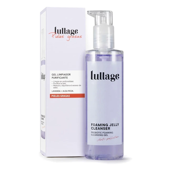 Lullage Gel Limpiador Facial Espumoso 200ml - Piel MixtaGrasa - Antioxidante y 