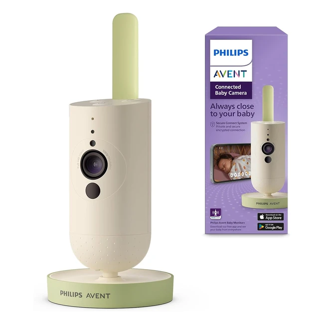 Philips Avent Vigilabebés Conectado con App SCD64326 - Audio Zoom 2x Visión Nocturna