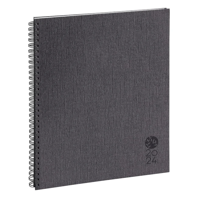 Agenda Exacompta 272228E Eurotime 27S Spiral Forever 21x27 cm - Gris