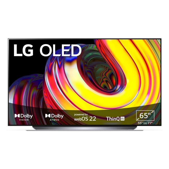 LG OLED65CS6LA TV 164 cm 65 Zoll OLED Fernseher Dolby Atmos Filmmaker Mode 120 H