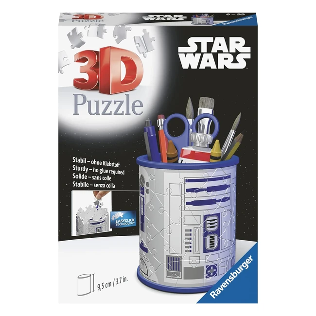 Portalapices Star Wars Ravensburger 3D Puzzle 54 Piezas 6 Aos - Original