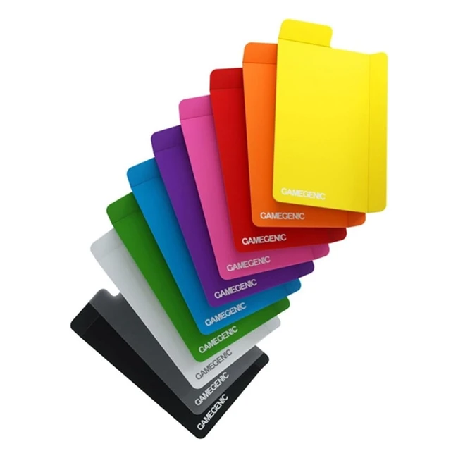 Gamegenic Flex Divisori Carte Pack 10 Colori Multicolore - Ref.123456 - Scrivibile e Resistente