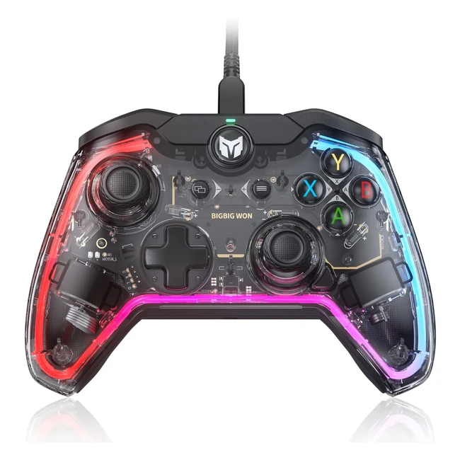 Manette Pro Filaire Nintendo SwitchSwitch OLEDLite PC Windows 1011 Contrôleur de Jeu Gamepad Joystick Vibration Gyroscope 6 Axes Turbo