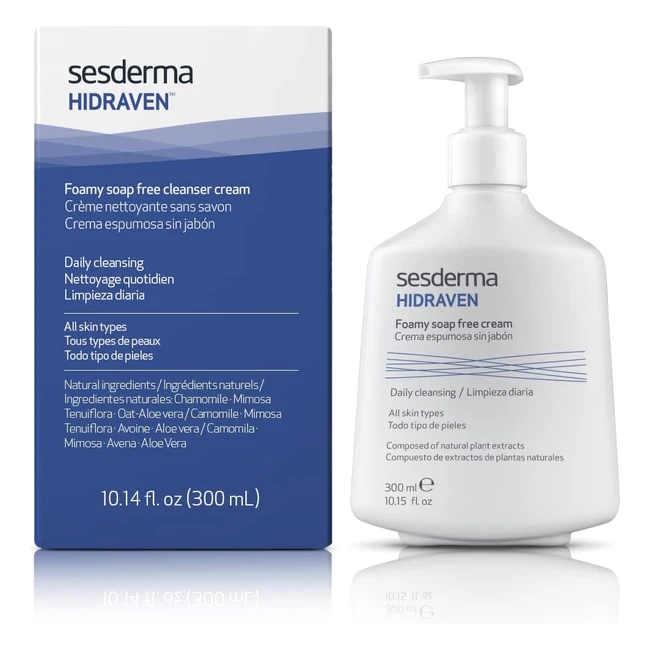 Crema Espumosa Senza Sapone 300 ml - Idratazione Intensa per Pelli Sensibili