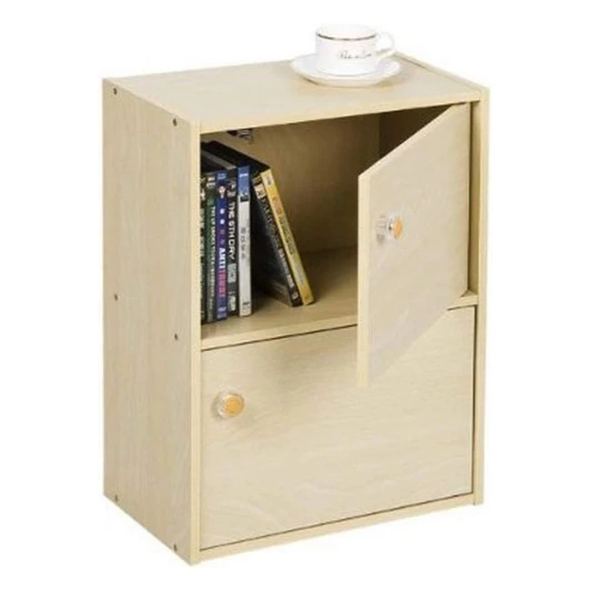 Furinno Bookcase Wood Steam Beech - Stylish Design, Sturdy & Functional - #1 Size