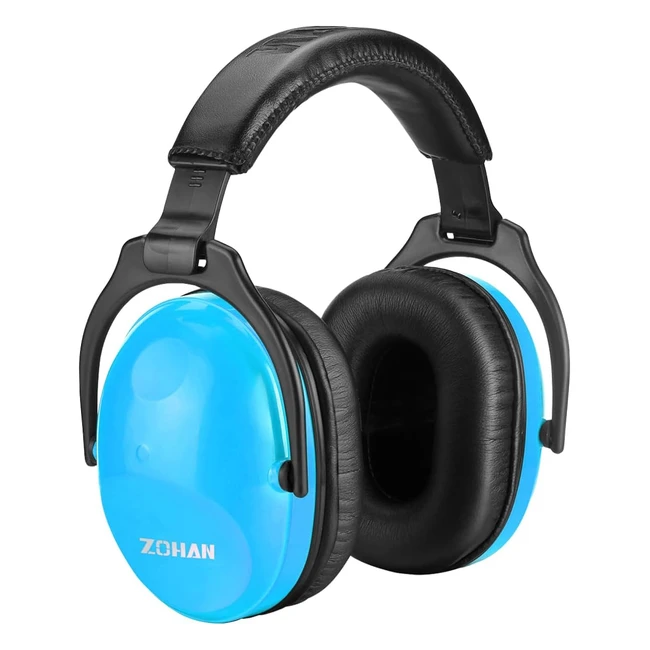 Zohan Casque Anti Bruit Enfant Confortable Bleu - Réf.1234 - Protection Auditive