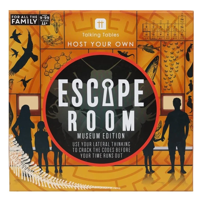Museum Themed Escape Room Game for Kids - Solve Unique Puzzles and Codes - Interactive Family Games Night - Ages 9-26 Players - Boys and Girls