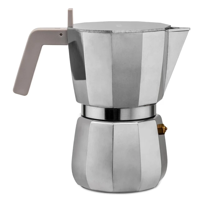 Cafetera Alessi Moka DC069 FM Aluminio Fundido Diseño Pa 9 Tazas