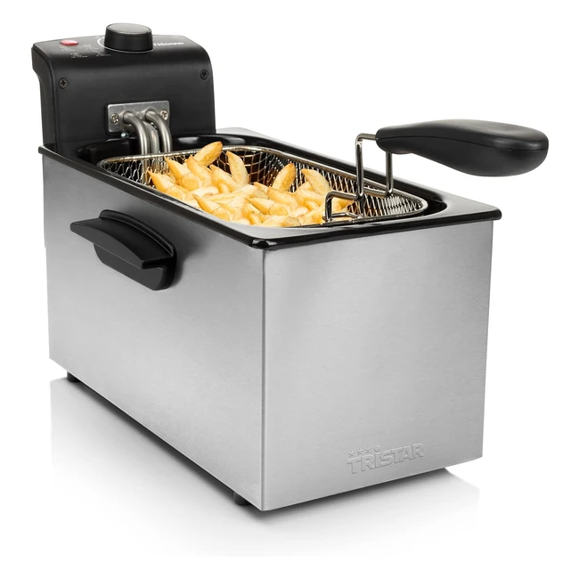 Friteuse Tristar FR6946 Zone Froide 3L 2000W Acier Inoxydable Noir
