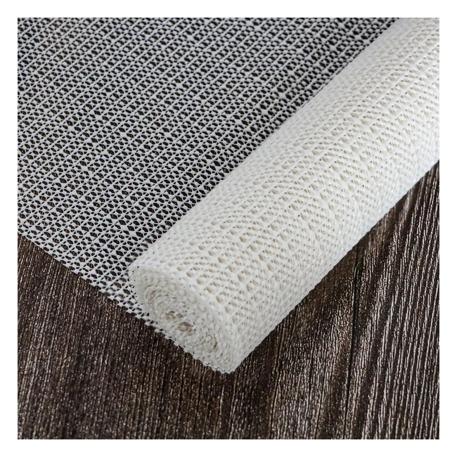 WOHOMUKE Antislip Rug Underlay Rug Pad Gripper White 60x180cm
