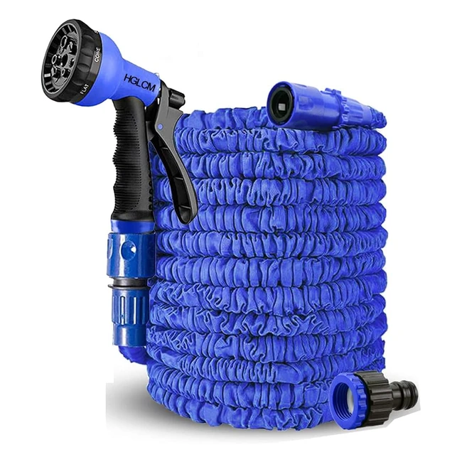 Expandable Garden Water Hose Pipe 125ft with 8 Function Spray Gun