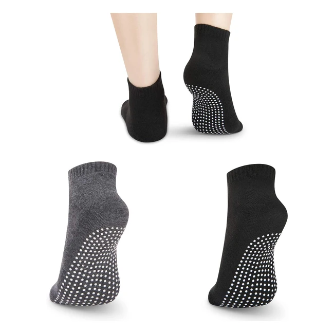 Newchao Non Slip Skid Socks Gripper Yoga Socks - Anti Slip Pilates Trainer Socks
