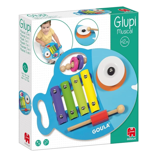 Juguete Musical Goula Glupy 3 en 1 - A partir de 12 meses - Referencia: 123456