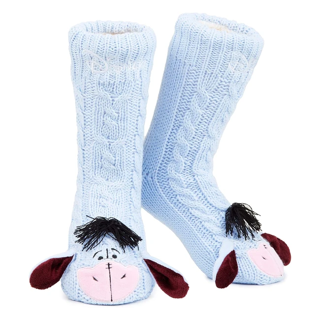 Chaussettes Antidérapantes Disney Femme - Stitch Mickey Minnie - Réf.1234 - Confortables et Fantaisie