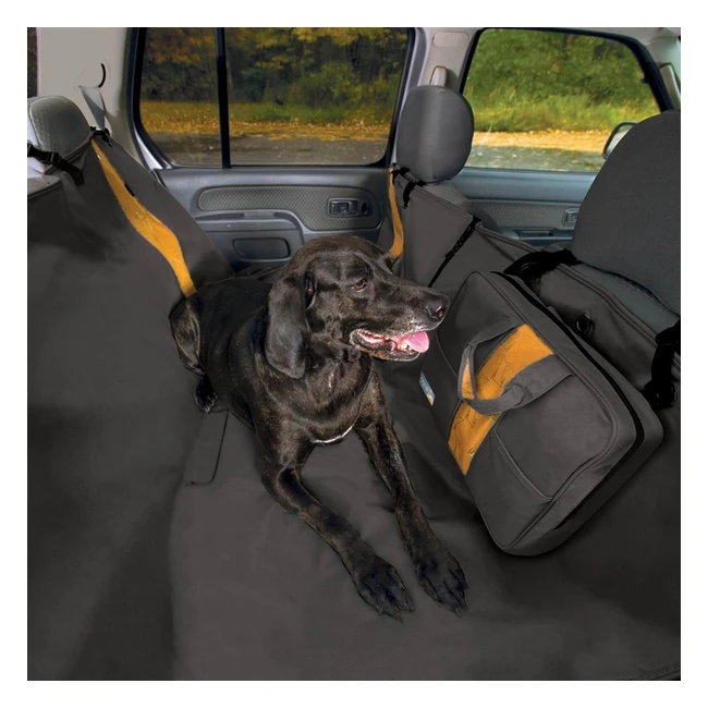 Kurgo Wander Hammock Cover  Dog Car Seat Protector  Durable  Waterproof  Bla
