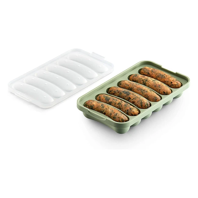 Molde Silicona Salchichas Veggie LKU 0220260V17 - Cocina Rápido y Limpio