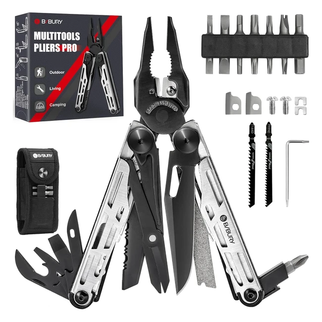 Bibury Multitool Pro Plus 31in1 Stainless Steel Pliers Set