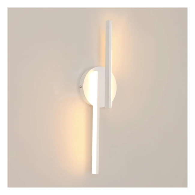 Applique da parete moderna 16W bianca calda 3000K 1800lm - Tealight 45cm