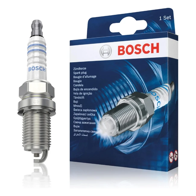 Set 4 Candele Bosch FR7DC8 Nichel Facili da Sostituire