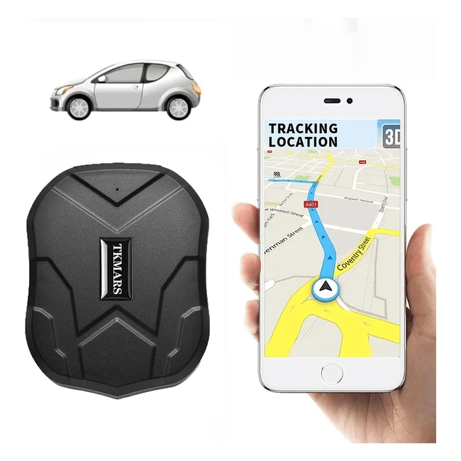 TKMARS Localizzatore GPS TK905B per Auto 160 Giorni Standby App Magnetico 10000m