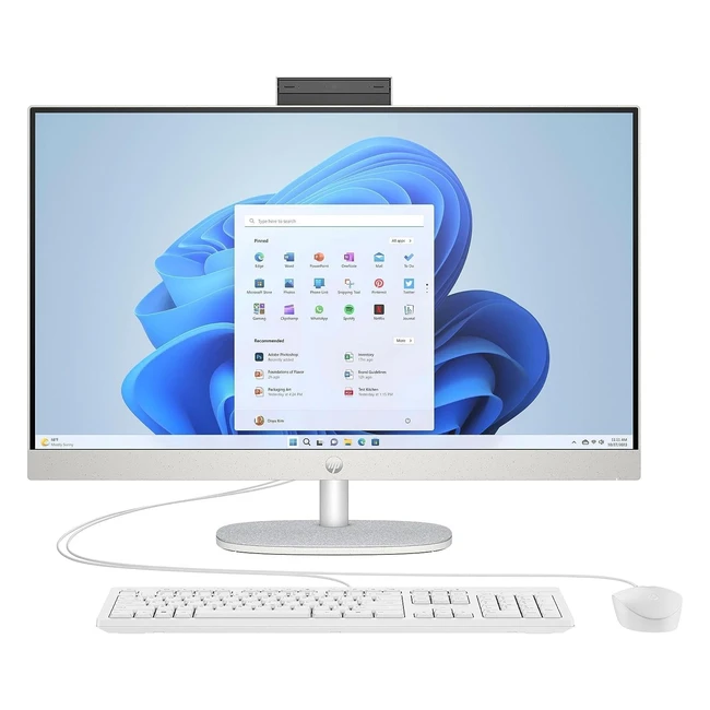 HP 27CR0001SL All-in-One AMD Ryzen 5 7520U 8GB RAM LPDDR5 512GB SSD NVMe AMD Rad