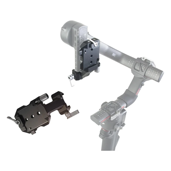 Soporte Vertical DJI RS3 - Solución de Montaje Vertical DF DigitalFoto - Compatible con DJI Ronin RS2/RS3/RS3Pro - Redes Sociales IG Shorts YouTube
