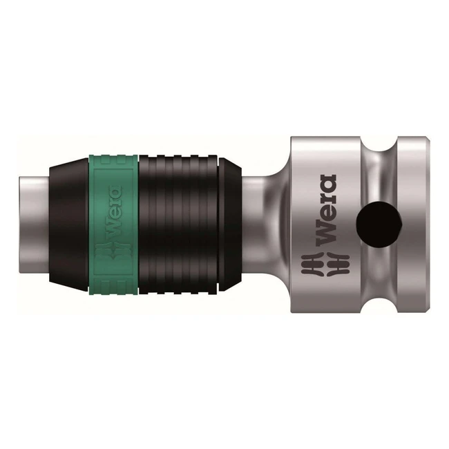 Adaptateur Wera 8784 B138 NoirVert 38 Carre a Hexagonal 44mm
