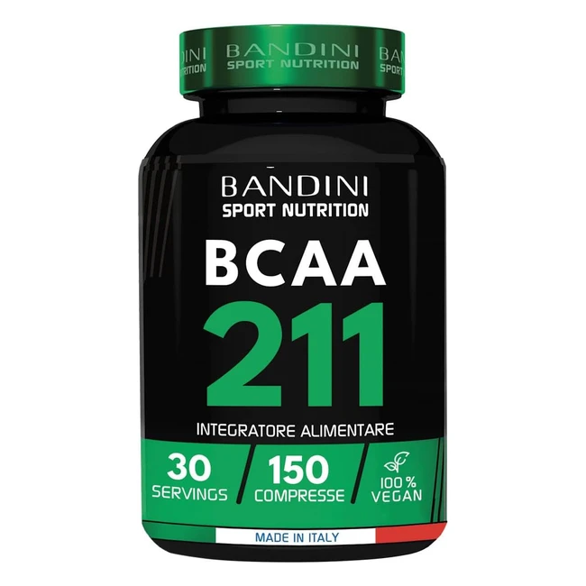 Aminoacidi Ramificati BCAA 2:1:1 Bandini Pharma - Con Vitamine B1 e B6 - 150 Compresse