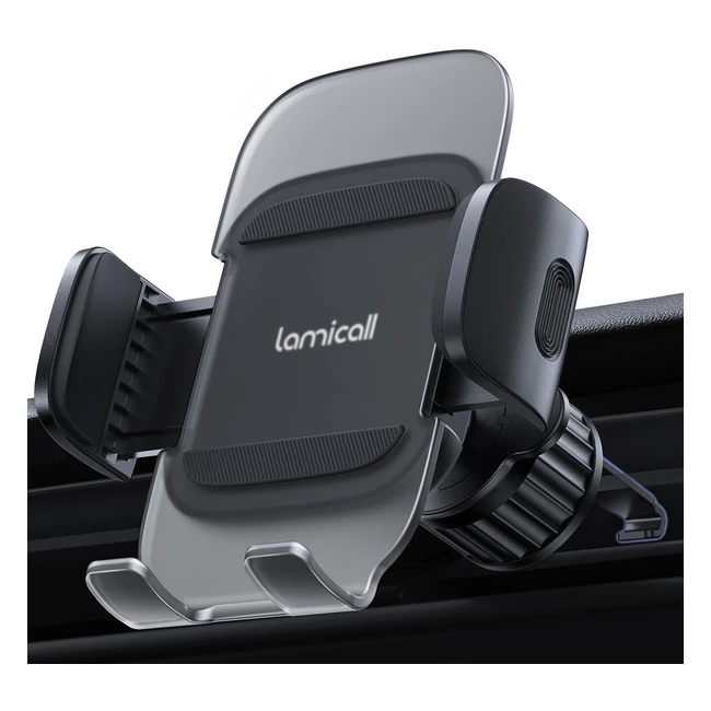 Support tlphone voiture Lamicall 360 pince ressort libration rapide