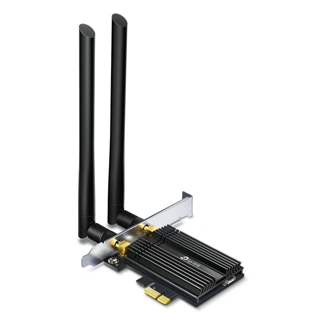 Carte WiFi PCIe AX3000 TP-Link Archer TX50E - WiFi 6, Bluetooth 5.2, 2 Antennes Multidirectionnelles