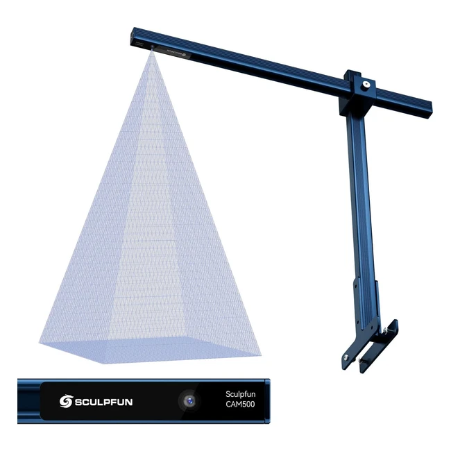 Sculpfun CAM500 - Camra Laser Industrielle HD 5MP Positionnement Prcis - Com