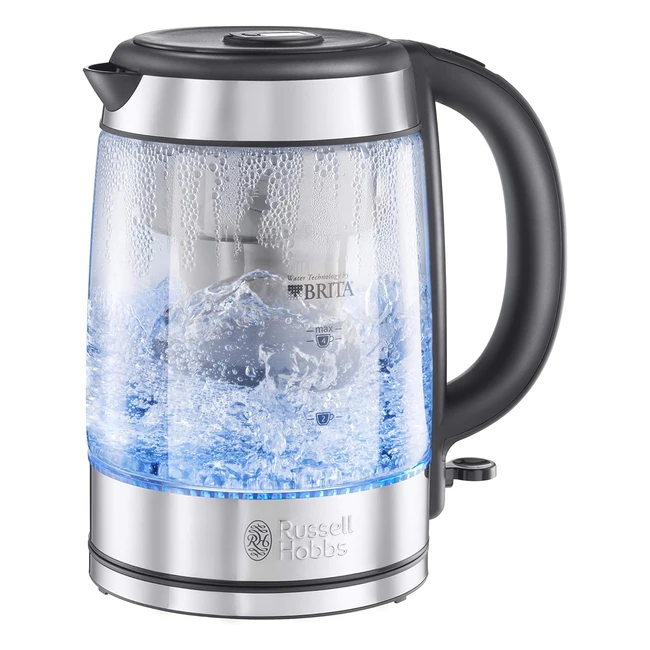 Russell Hobbs Brita Filter Purity Glass 1.5L Electric Kettle 2076010