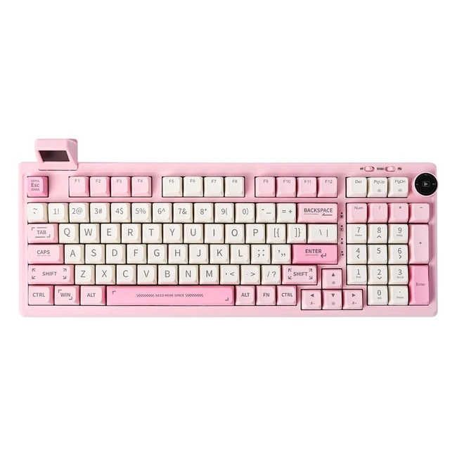 Epomaker RT100 Tastiera Meccanica da Gioco con Display Personalizzabile e Batteria 5000mAh - BT5024GUSBC