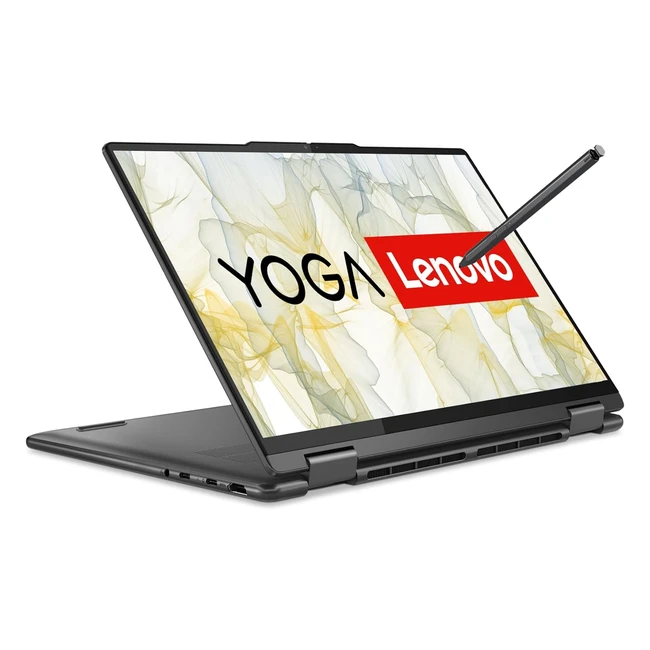 Lenovo Yoga 7 Convertible Laptop 14 WUXGA OLED Touch Display AMD Ryzen 5 7535U 16GB RAM 512GB SSD AMD Radeon Grafik Win11 Home QWERTZ Grau inkl Pen
