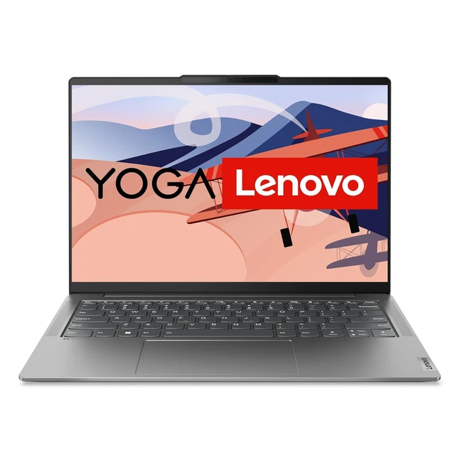Lenovo Yoga Slim 6 Laptop - WUXGA OLED Display - AMD Ryzen 5 7540U - 16GB RAM - 1TB SSD - AMD Radeon 740M Grafik - Win11 Home - QWERTZ - Grau