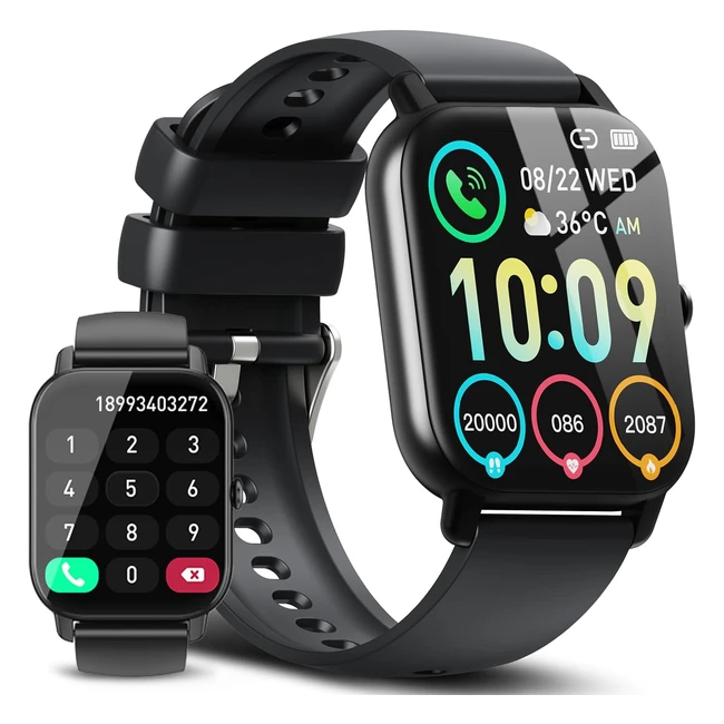 ddidbi Smart Watch 185 Fitness Tracker Heart Rate Sleep Monitor IP68 Waterproof Smartwatch