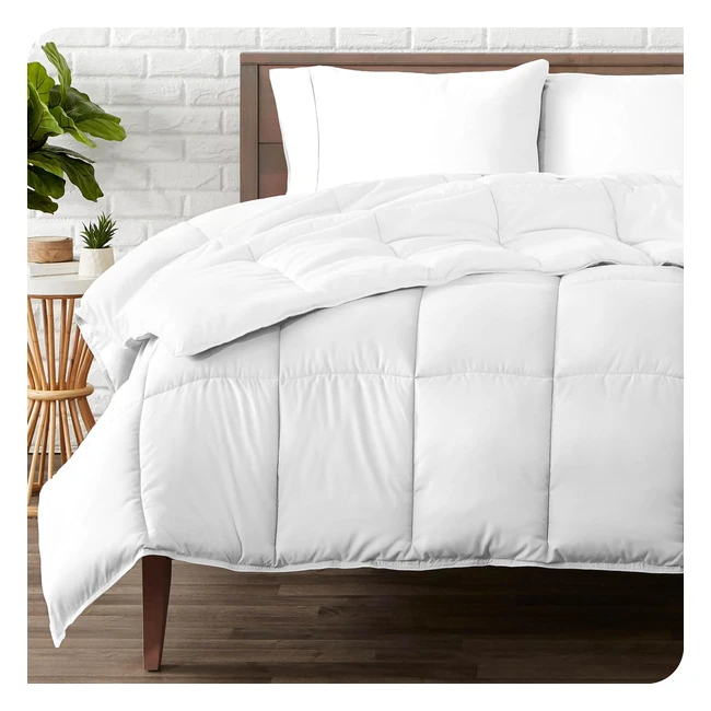 Edredn Alternativa de Pluma de Ganso Ultrasuave 1800 Premium 200x200 Blanco