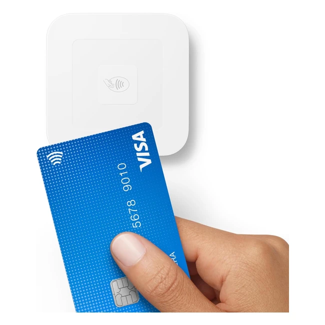 Square Bluetooth Contactless Card Reader 2nd Gen - Accepts Chip & Pin Debit/Credit Cards