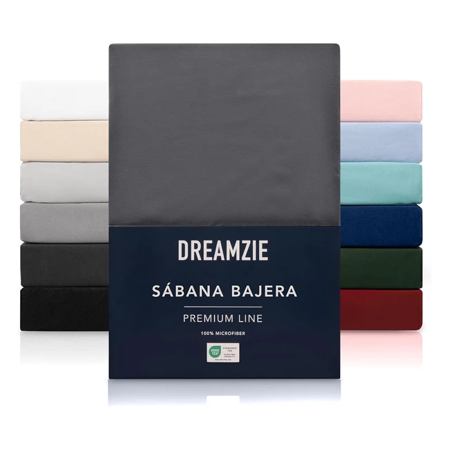 Sbana Dreamzie 200x200 cm Microfibra Polister Gris Oscuro