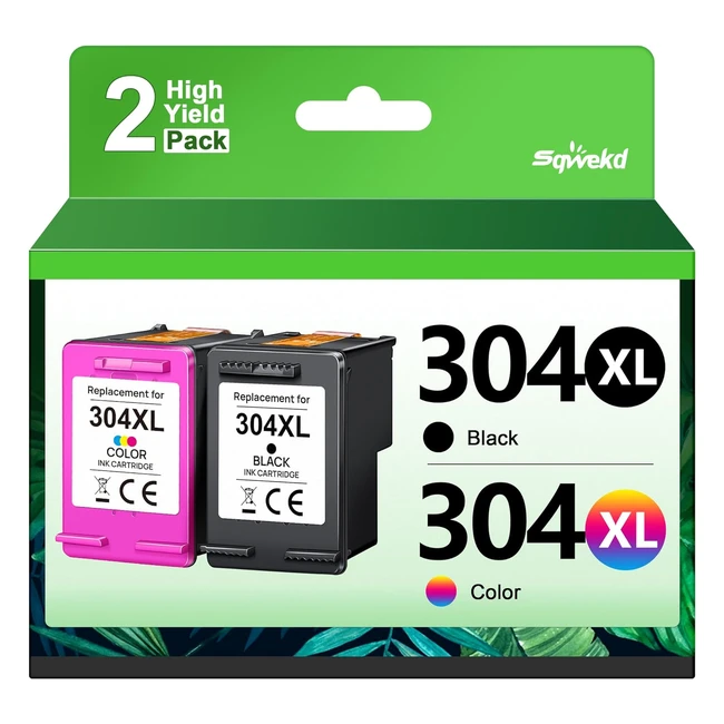 Cartucce Rigenerate HP 304 XL Nero e Colore Deskjet 2600 2620 2630 3700 3720 3730 3733 3735 3750 3760 3762 3764 Envy 5000 5010 5020 5030 5032