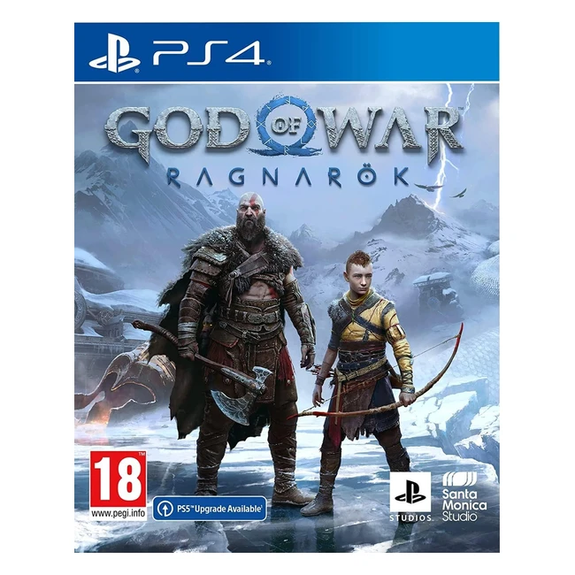 Sony God of War Ragnarok PS4 - Jeu d'action/aventure - Edition Standard - Version physique - CD en français - 1 joueur - PEGI 18