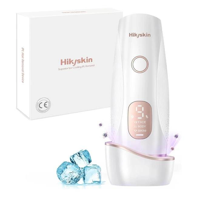 Epilatore Hikyskin Luce Pulsata Ghiaccio R2815 Pro - Depilazione Indolore 10 Minuti