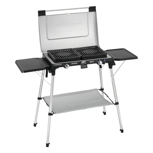 Campingaz 2 Flammkocher 600 SG - Gas Herd 2 Flammen Piezo Zndung 2 x 2200 Watt