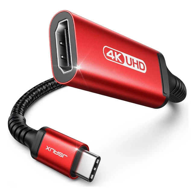 Adaptateur USB C vers HDMI 4K60Hz Thunderbolt 34 - Macbook Pro Samsung Galaxy S23 S22 S21 S20 S9 S8 Dell XPS 13