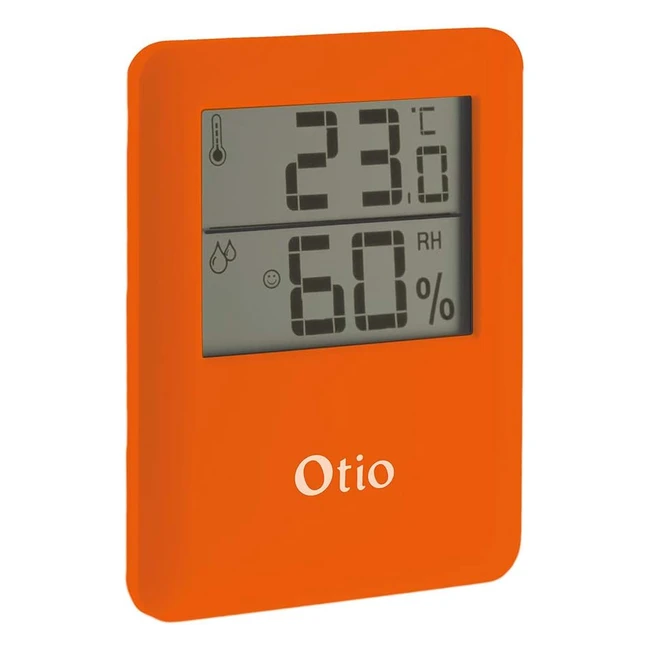 Magnetisches Hygrometer Thermometer OTIO - Farbenfrohes Design leicht ablesbare